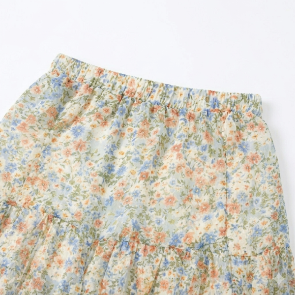 Gemini_Generated_Image_d65eted65eted65e (2) Women's Boho Floral Tiered Midi Skirt - Elastic High Waist Flowy A-Line Ruffle Skirt, Vintage Ditsy Print Summer Beach Vacation Skirt