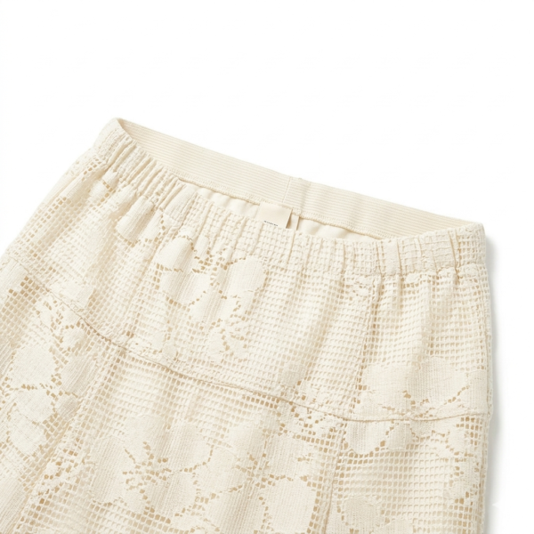 Women's Boho High Waisted Lace Maxi Skirt - Elegant Crochet Floral Mesh Long Skirts with Full Lining, Flowy A-Line Beach Party Skirt